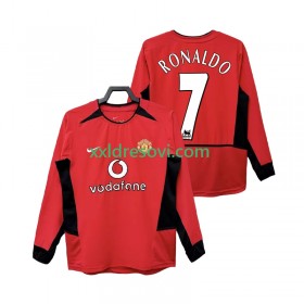Manchester United RONALDO 7 2004 Retro Domaći Nogometni Dres 2002 Dugim Rukavima